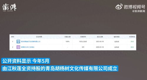 江歌媽媽成立傳媒公司，注資10萬進軍互聯網食品銷售